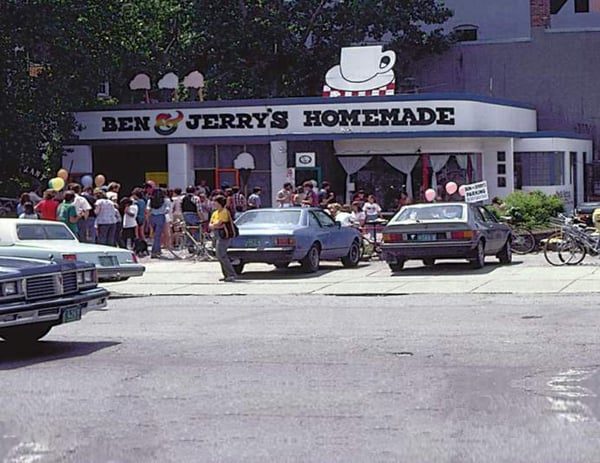 Ben & Jerry's Busy Gas Station