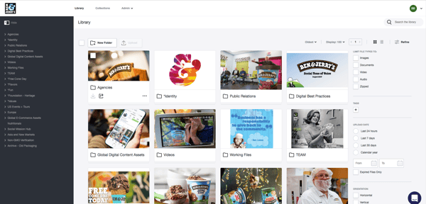 Ben & Jerry's Image Relay Library Screenshot