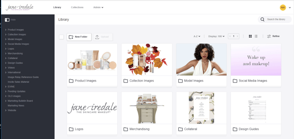 jane iredale Image Relay library screenshot